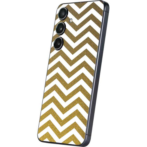 Gold Chevron Galaxy S25 Skin